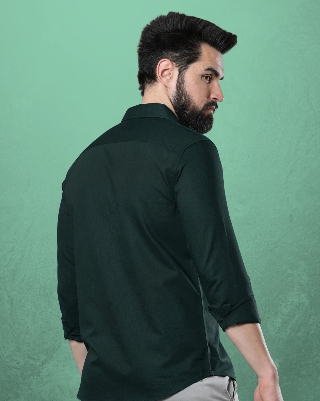 Rich Green Statement Shirt