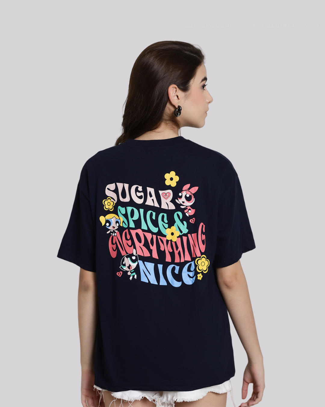 Sugar, Spice, and Everything Nice on Black Tee