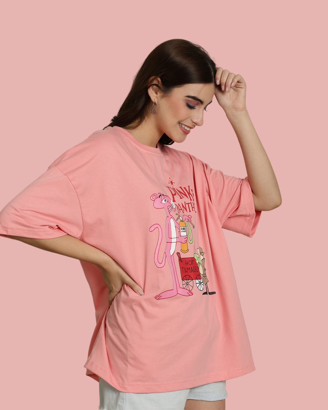 Pink Panther Oversized Tee