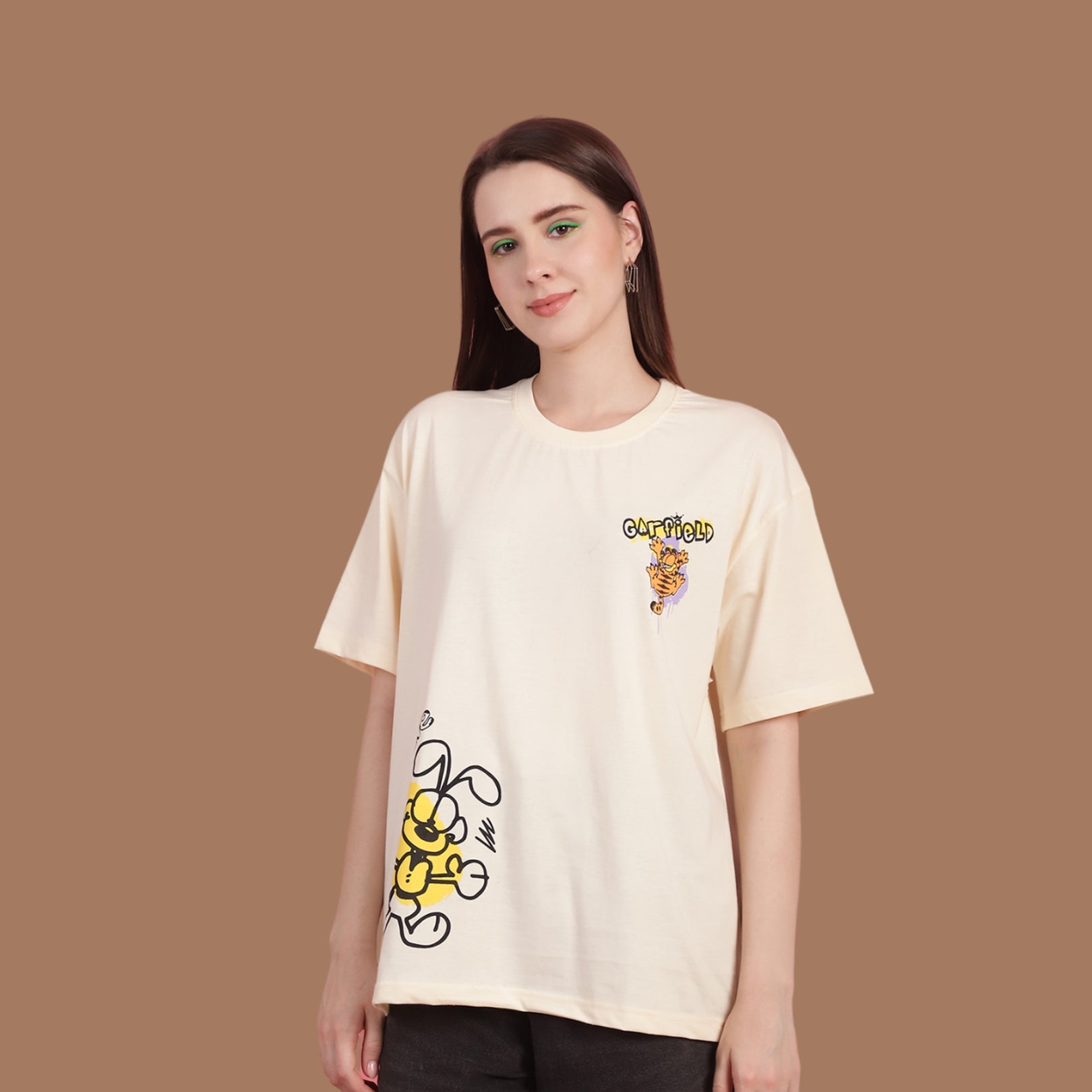 Beige Baby Oversized Tee