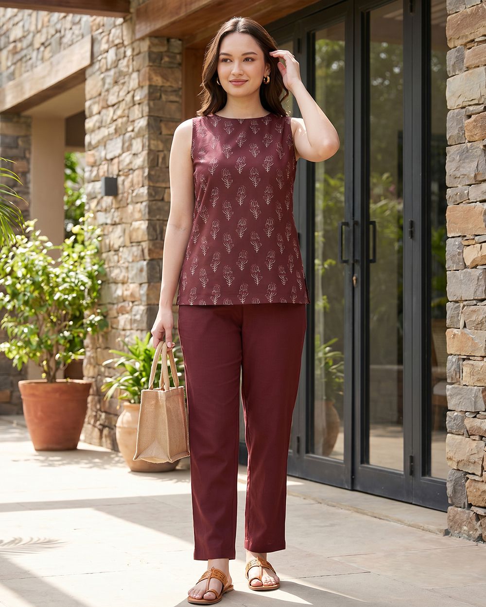 Wine Glow Top