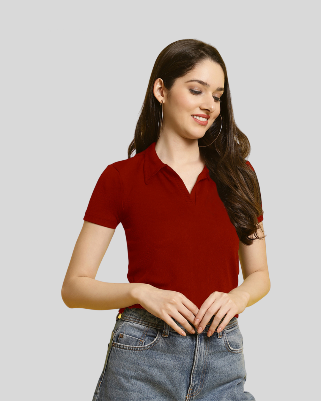 Red Collar Elegance