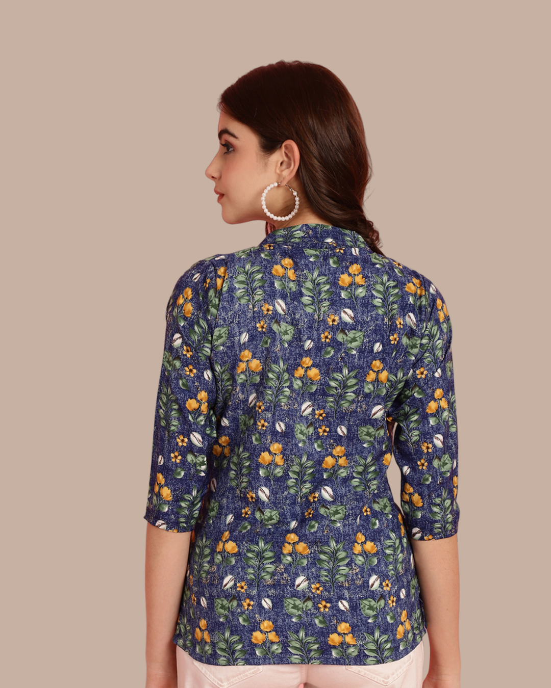 Botanical Blue Top