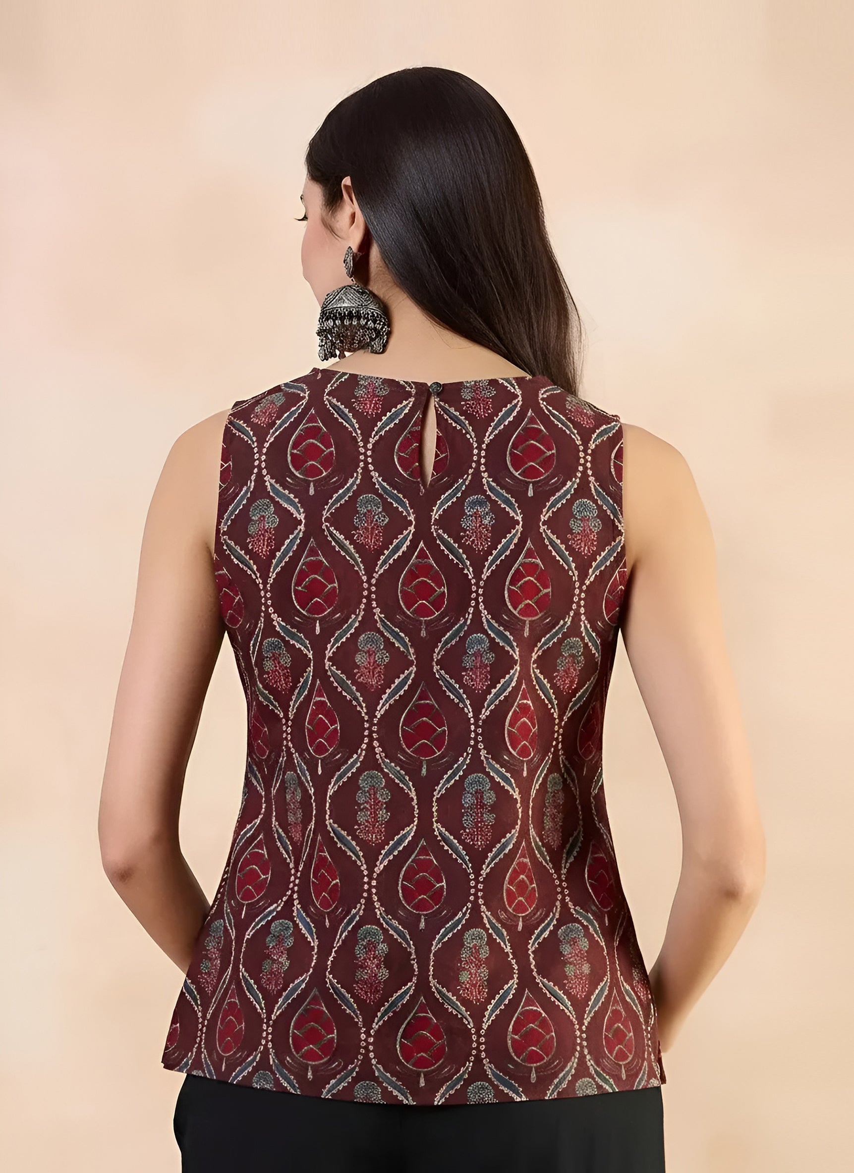 Maroon Muse Top