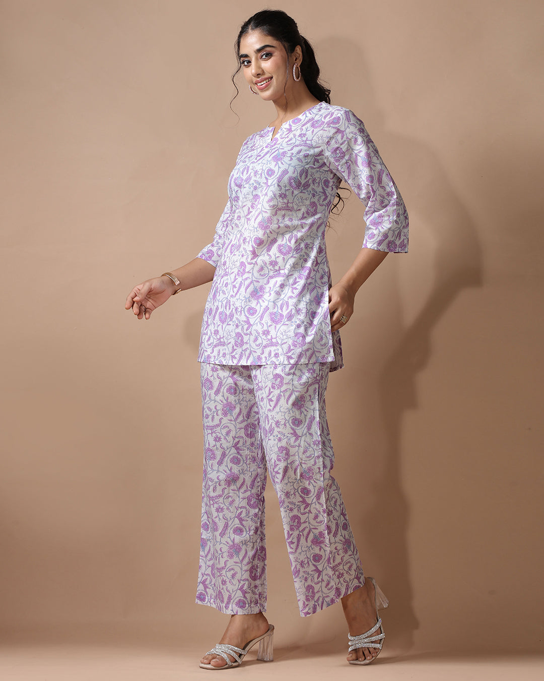 Lavender Mist Pure Cotton Co-ord Set