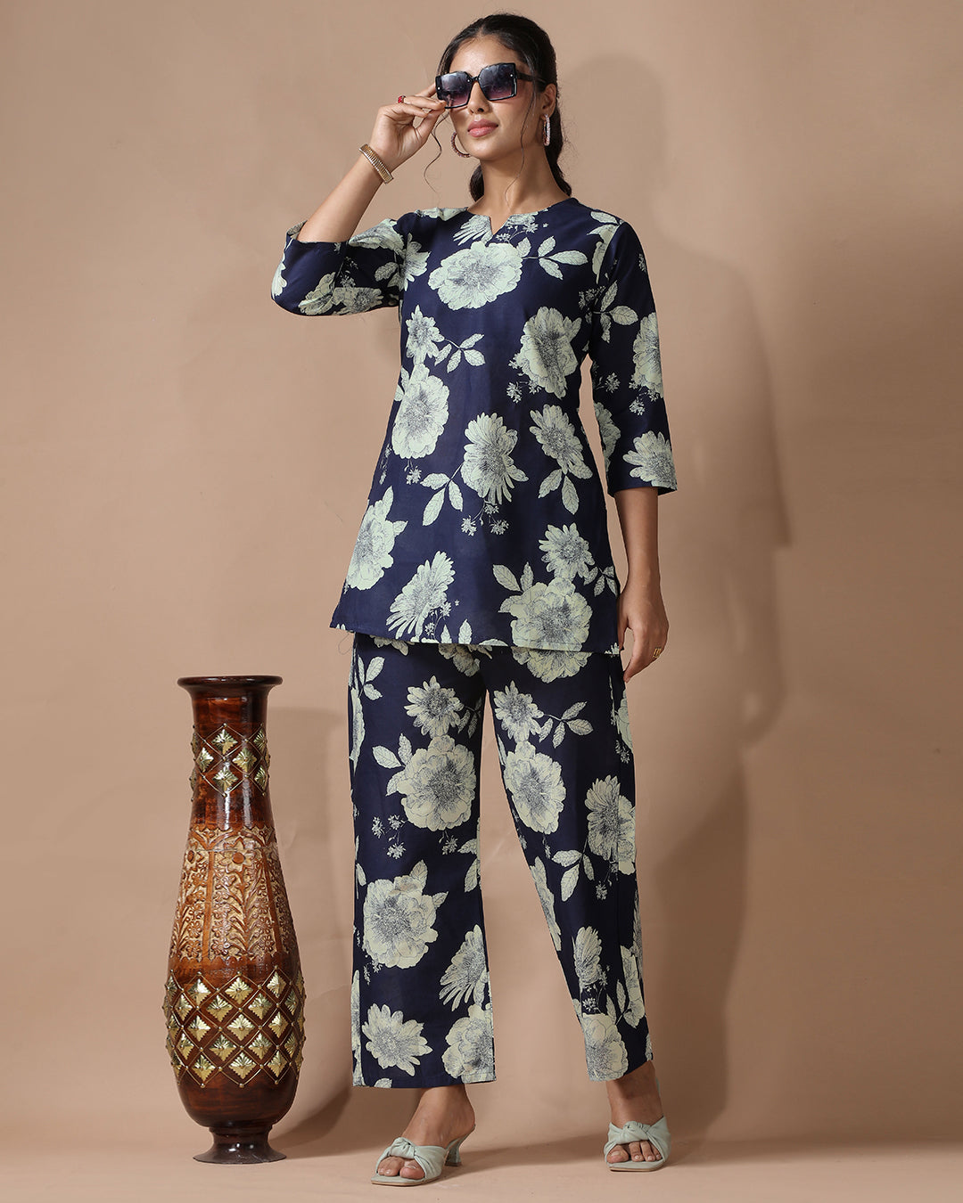 Ocean Wave Pure Cotton Co-ord Set