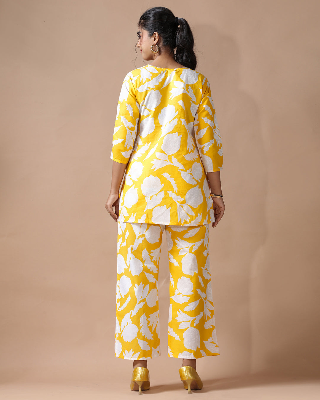 Lemon Glow Pure Cotton Co-ord Set