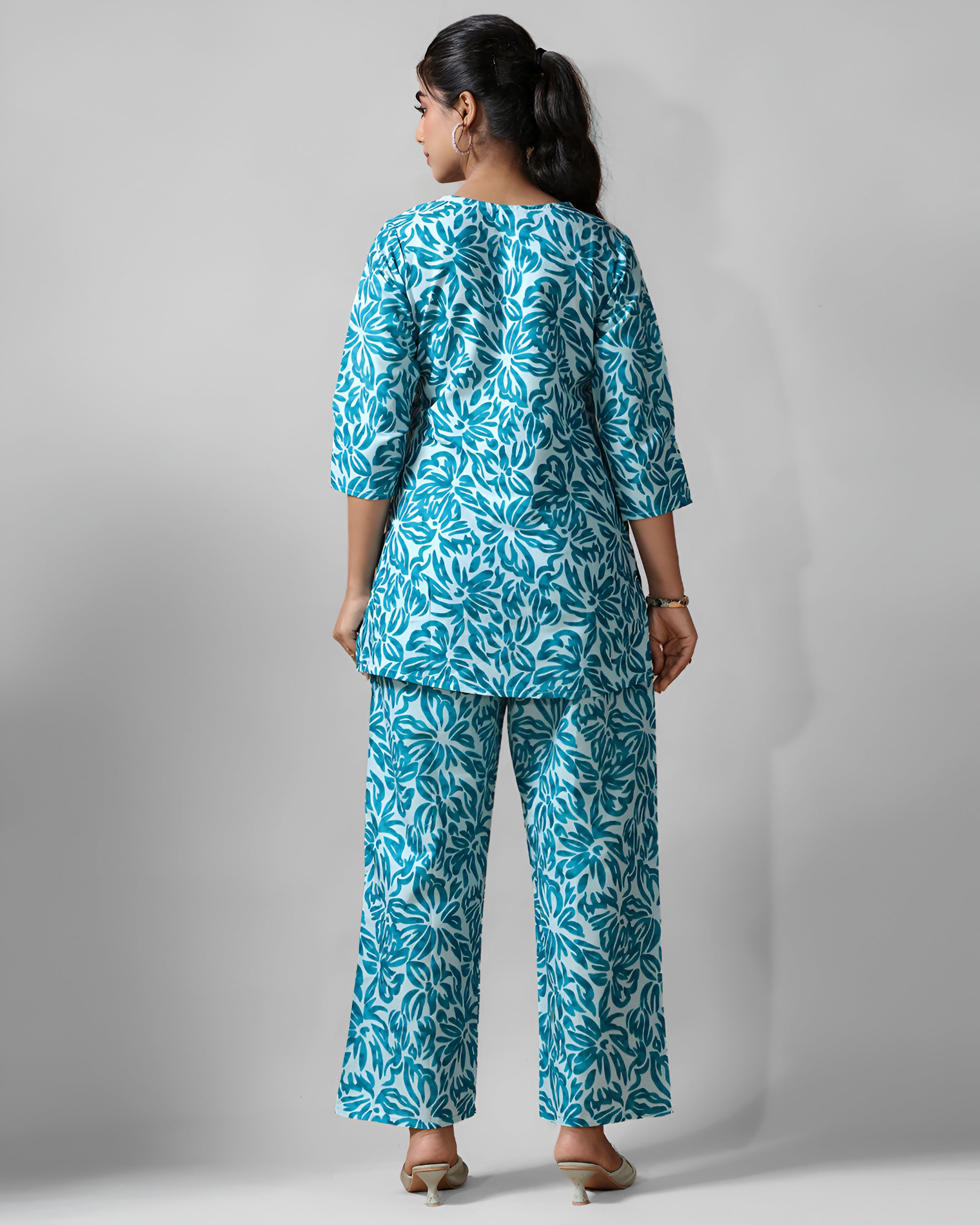 Ocean Mist Pure Cotton Co-ord Set