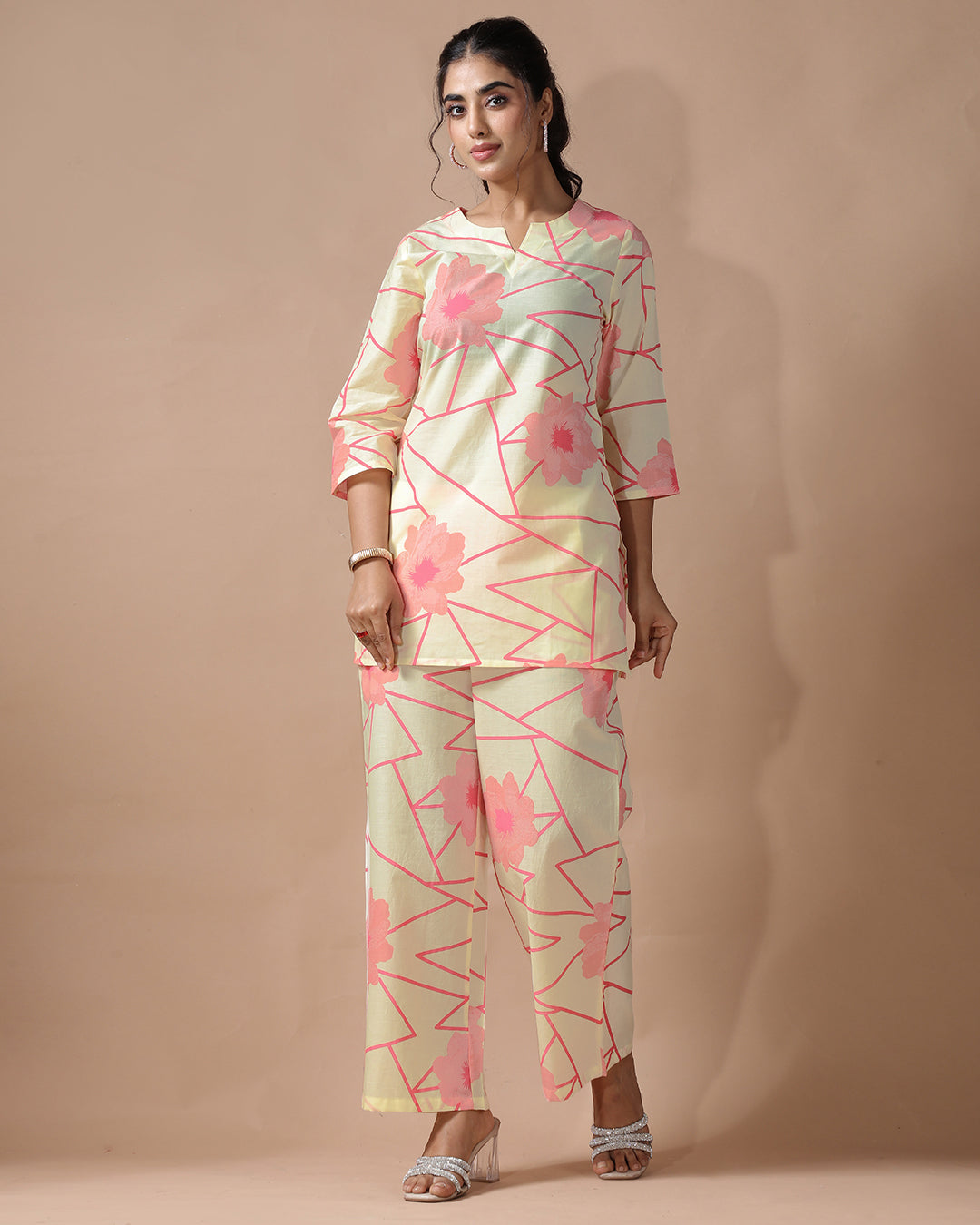 Soft Pastel Pure Cotton Co-ord Set