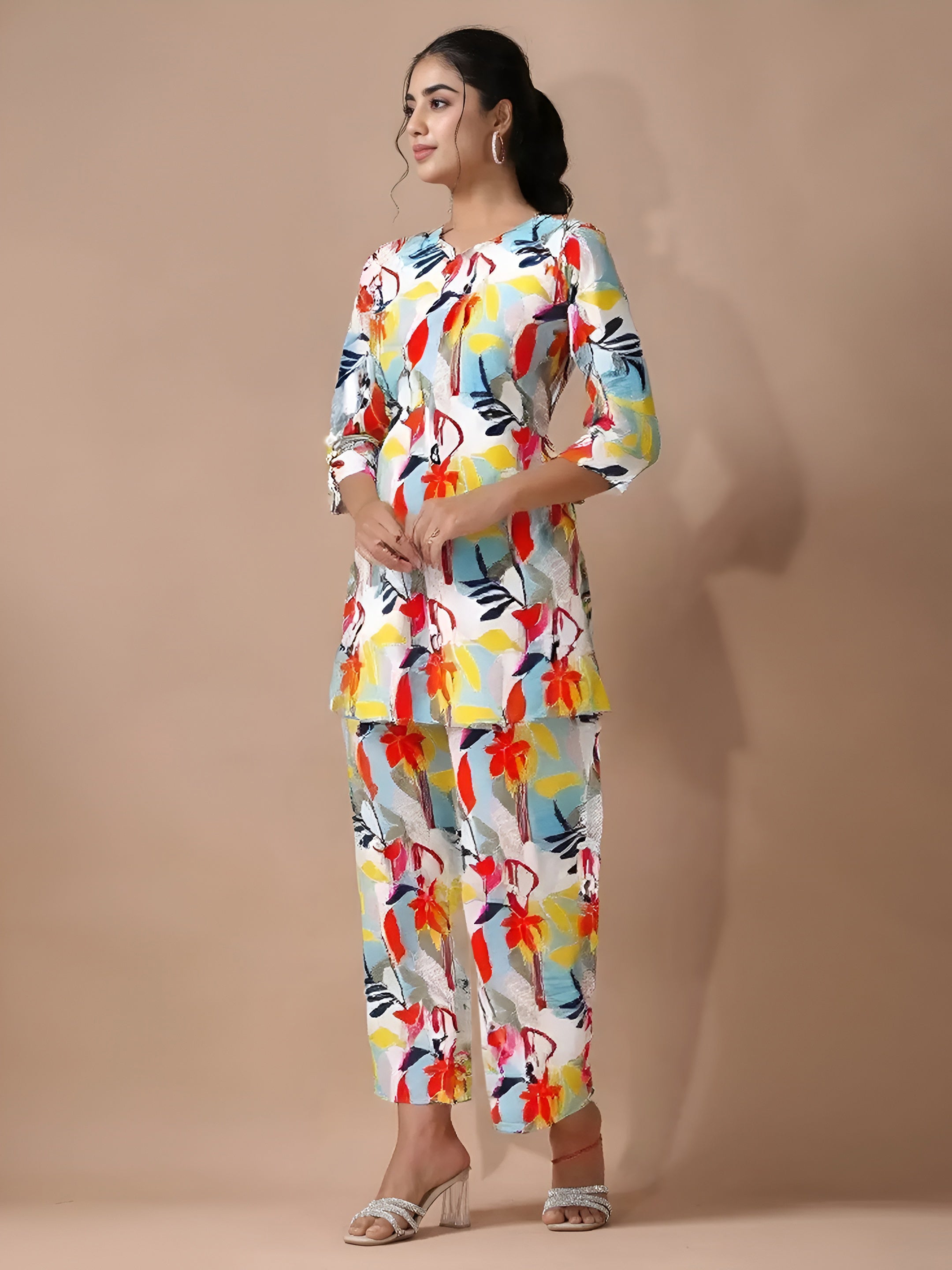 Joyful Thread Pure Cotton Co-ord Set