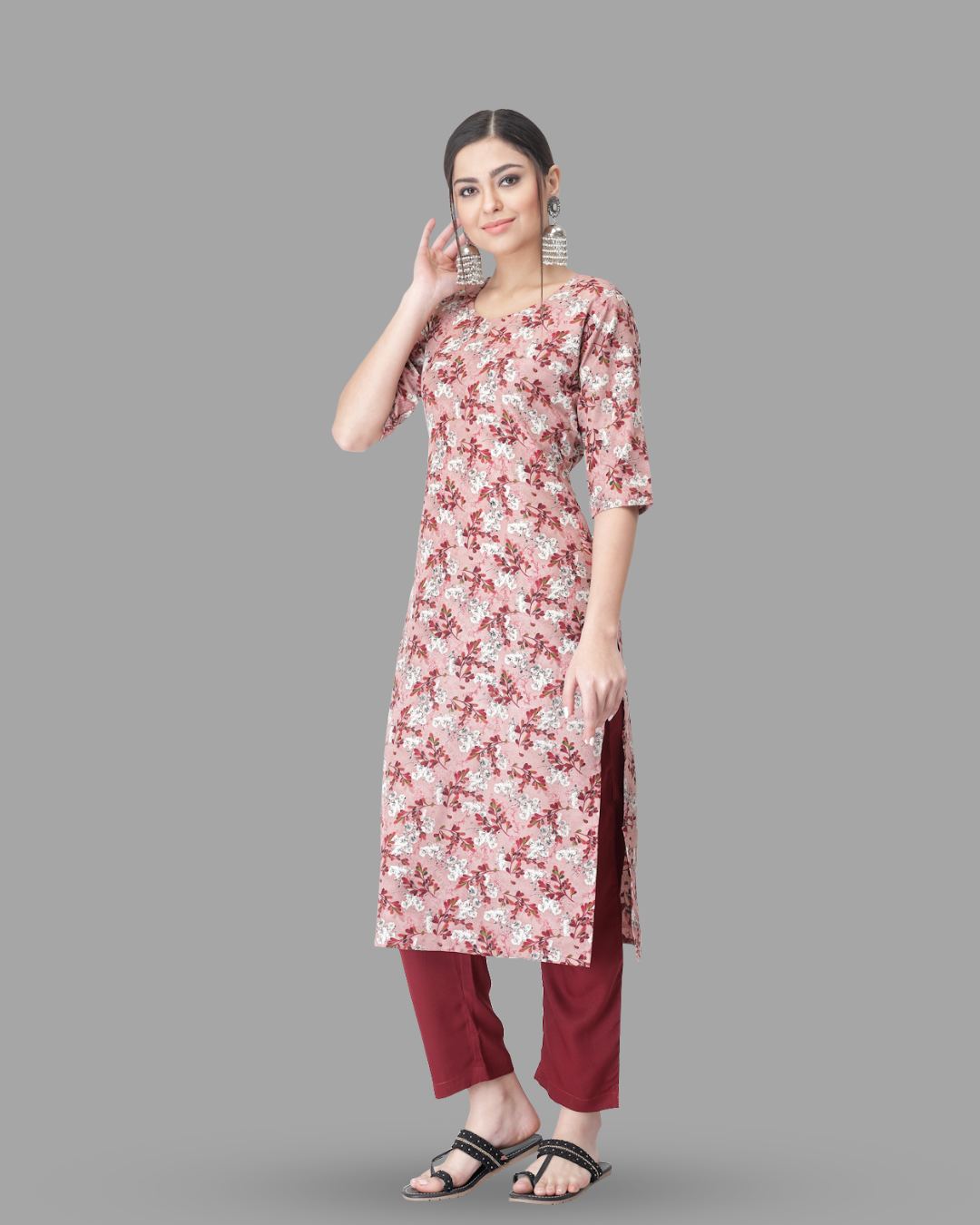 Women Printed Kurta With Pant