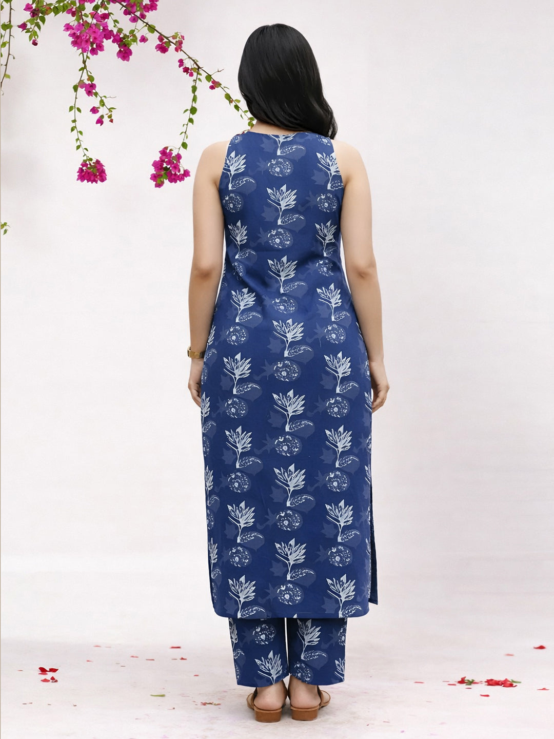 Blue Poetry Kurta Set