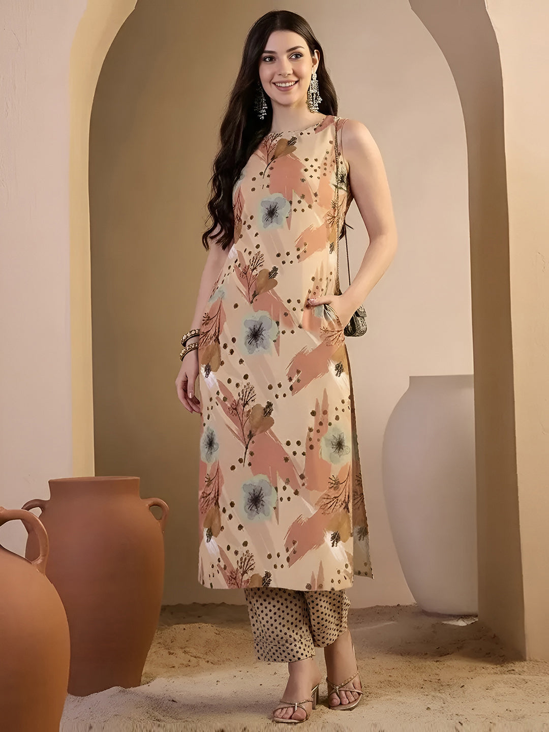 Sandstone Elegance Kurta Set