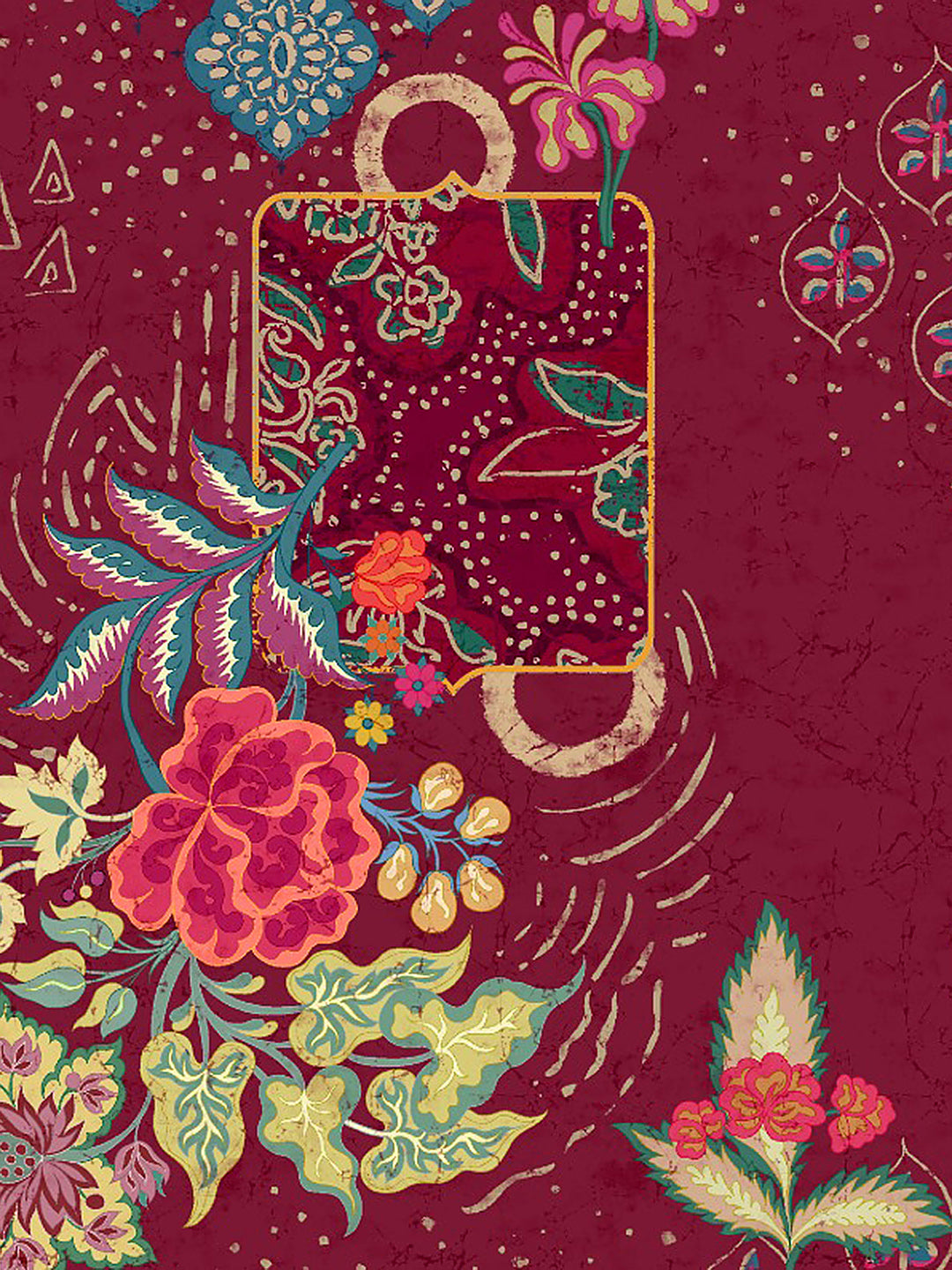 Maroon Majesty Kurta Set