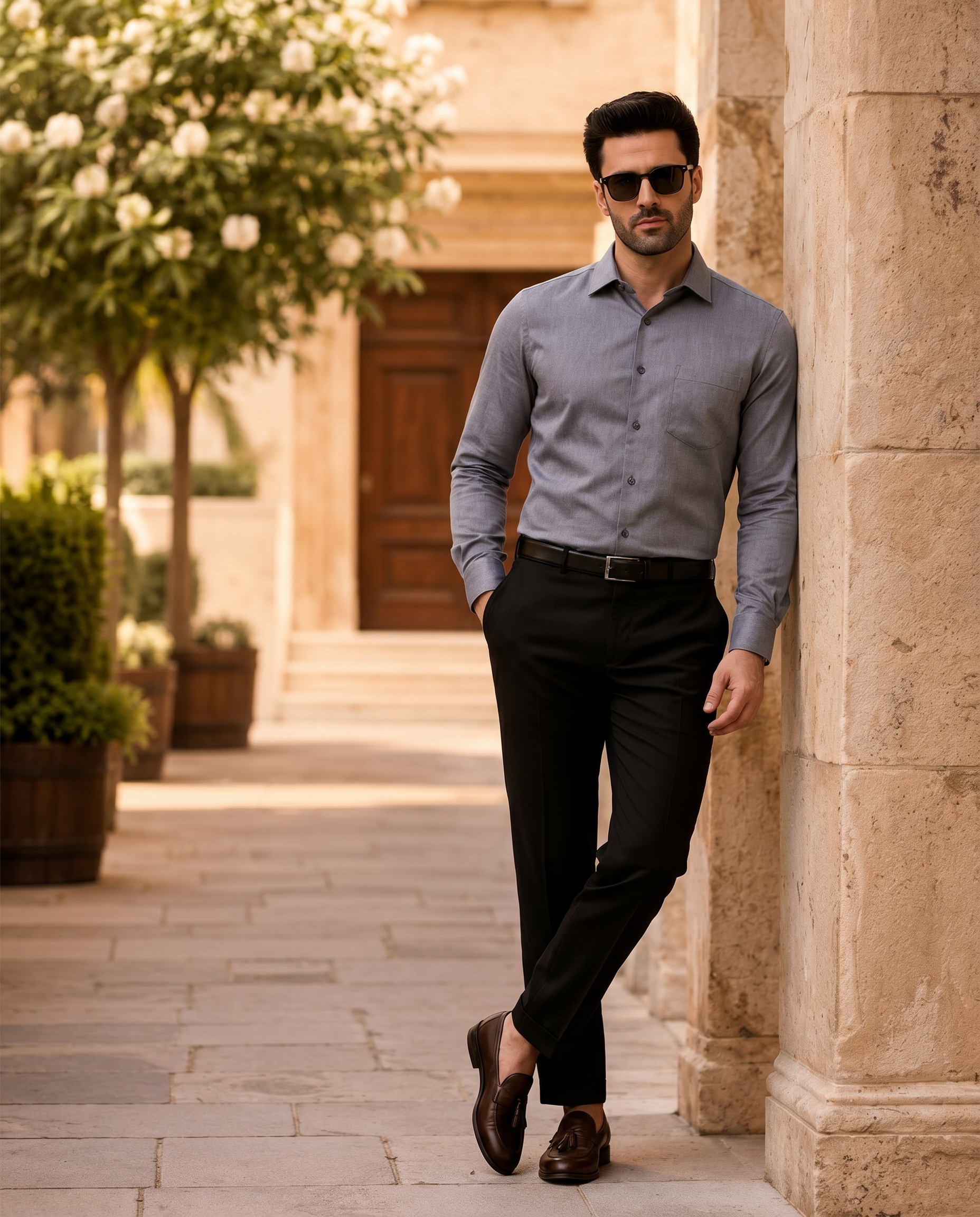 Slate Grey Classic Shirt