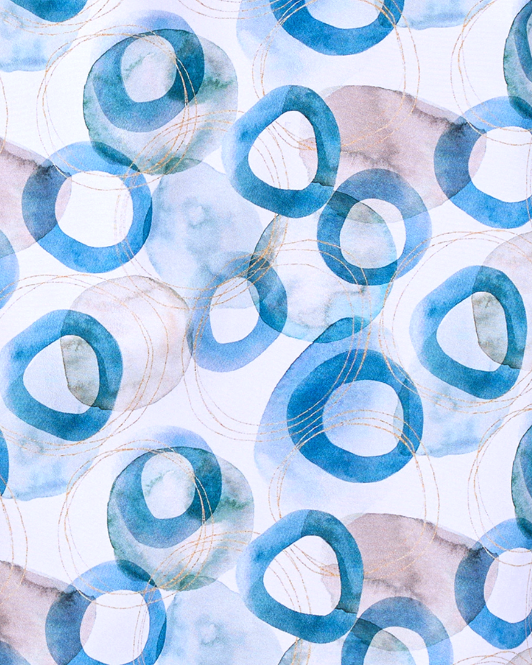 Blue Circle Splash Shirt