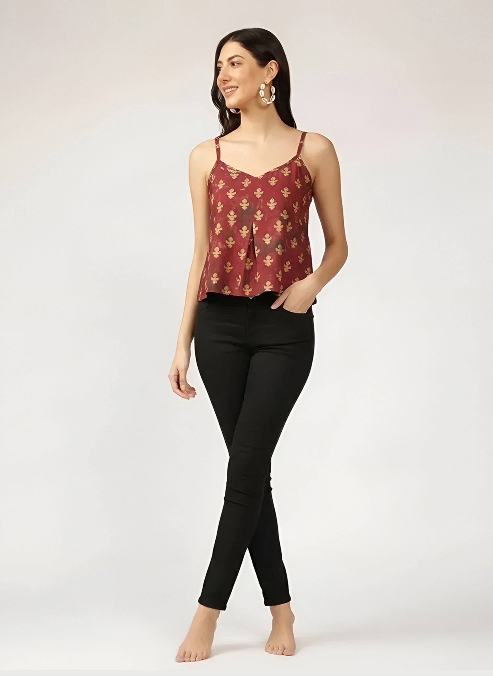 Rosewood Charm Top