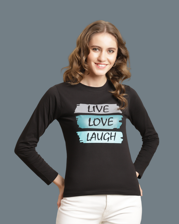 Live Laugh Love Statement Tee