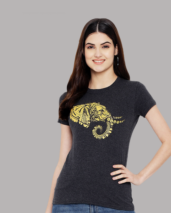 Wildlife Inspired Black Tee