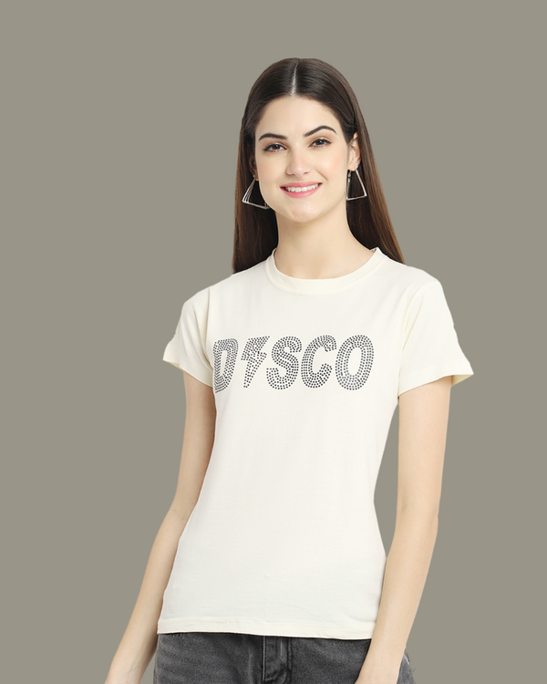 Disco Fever White Tee