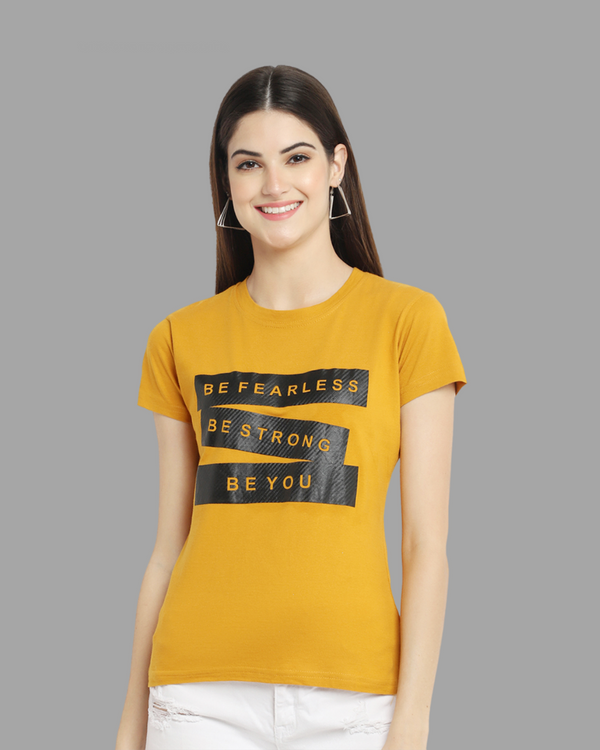 Bold Mustard Statement Tee