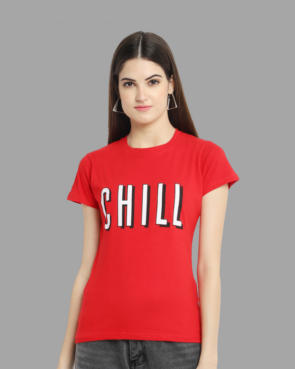 Chill Vibes Red Tee