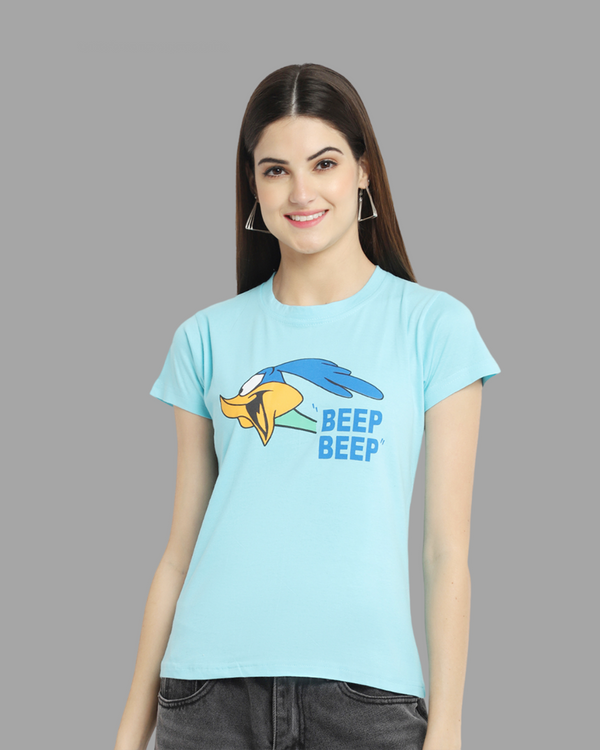 Sky Blue Cartoon Fun Tee