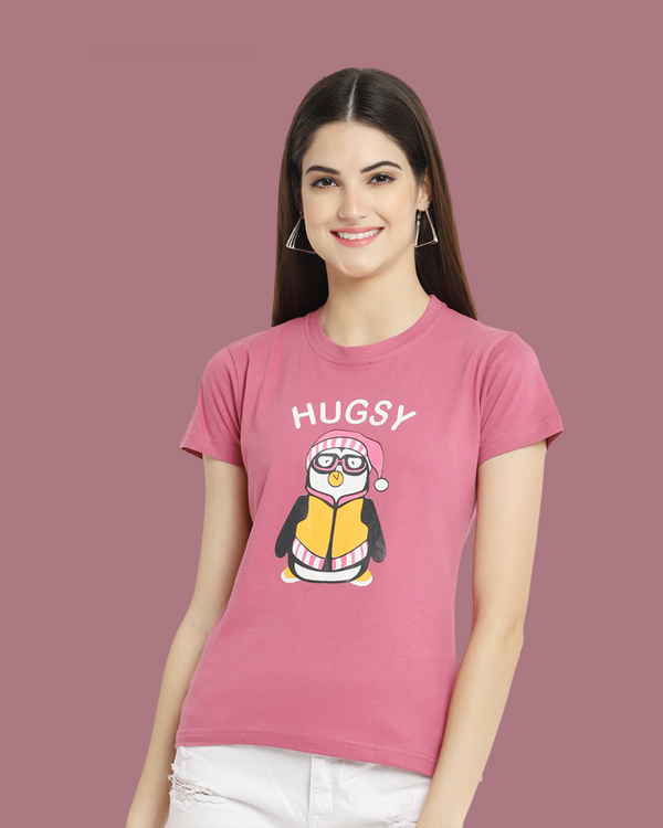 Pink Hug Graphic Tee