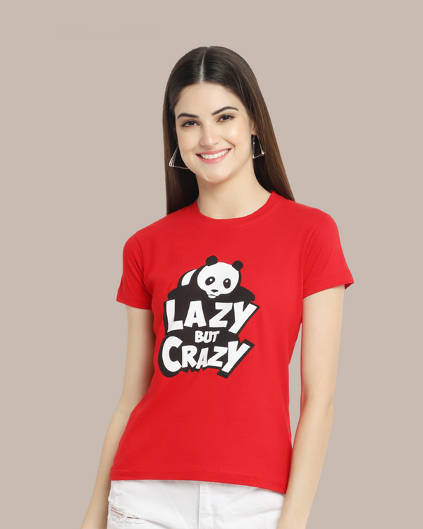 Crazy Lazy Red T-shirt