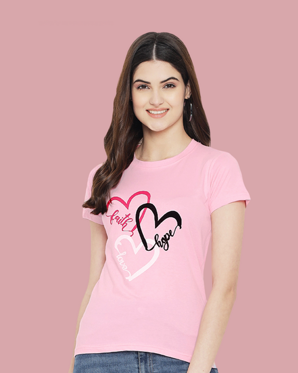 Pink Love Illustration Tee