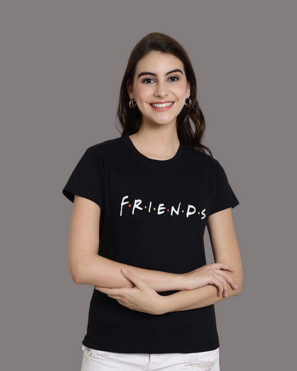 Friends Black Tee