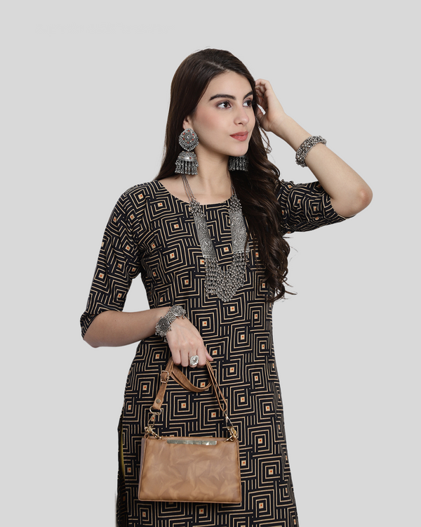 Pixel Perfect Printed Kurta
