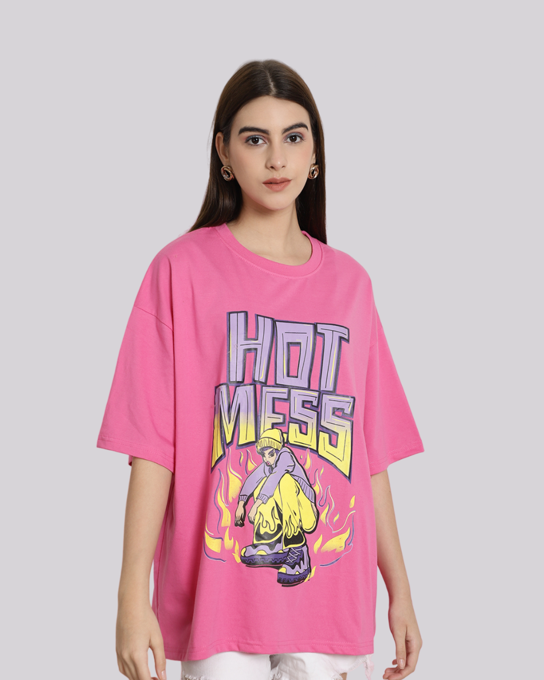 Pink Oversized Statement