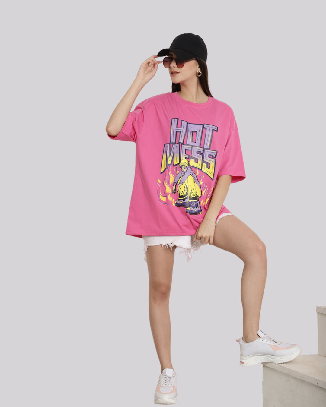 Pink Oversized Statement
