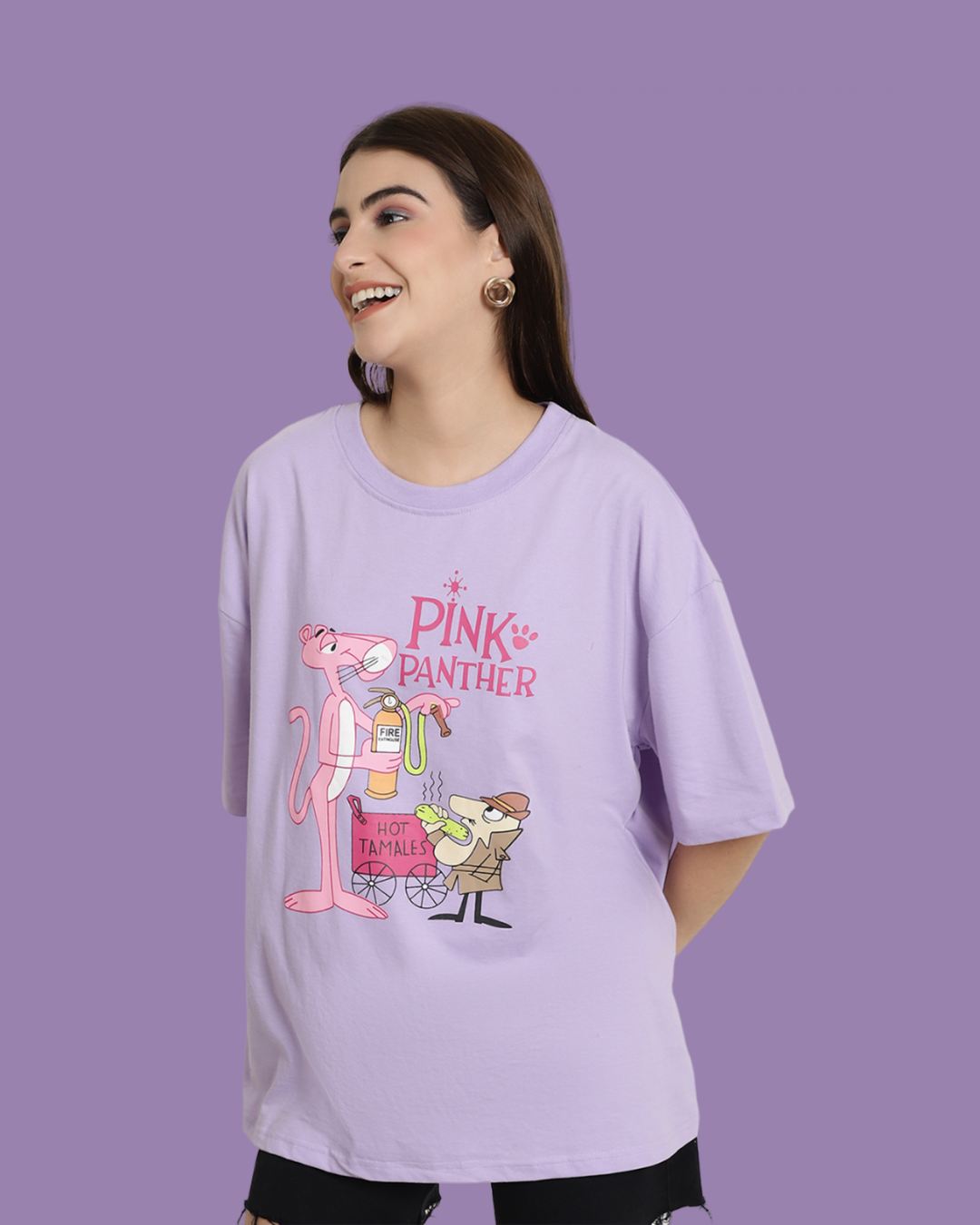 Oversized Purple Panther Vibes