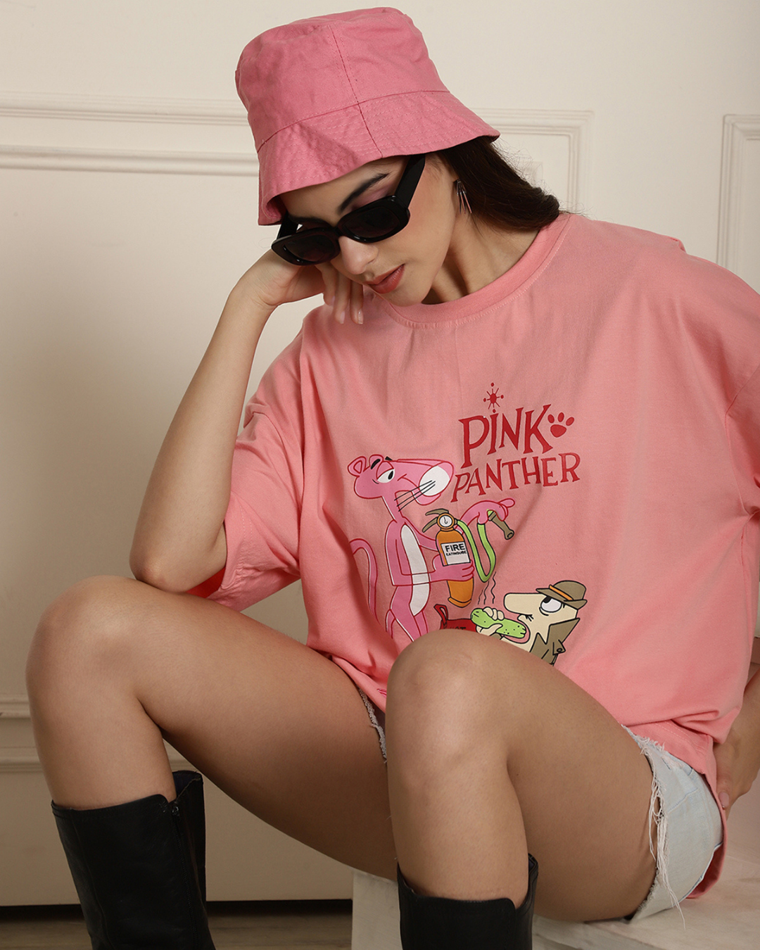 Pink Panther Oversized Tee