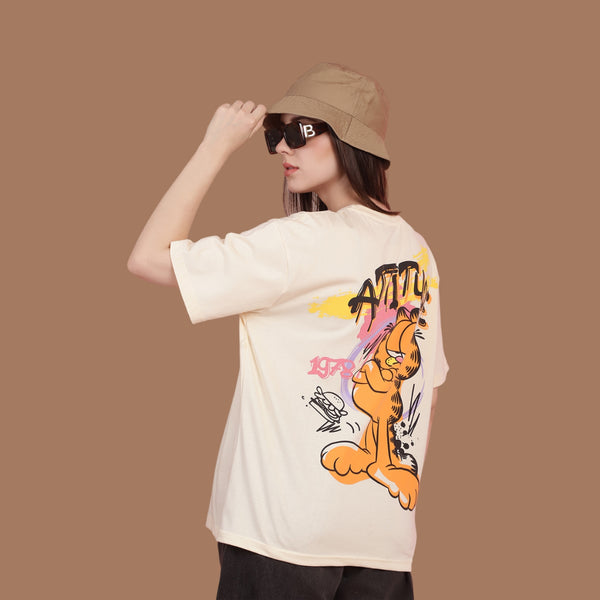 Beige Baby Oversized Tee