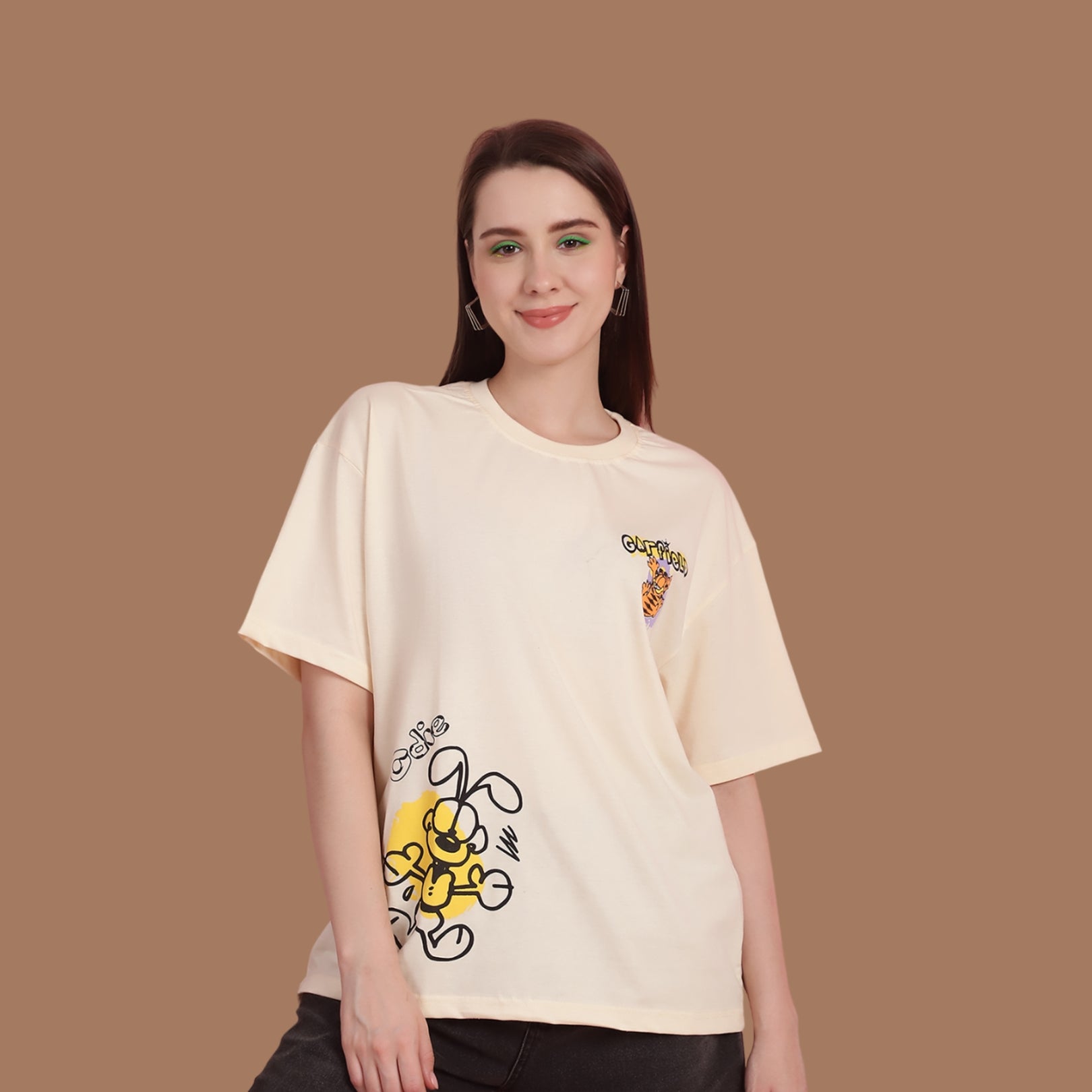 Beige Baby Oversized Tee