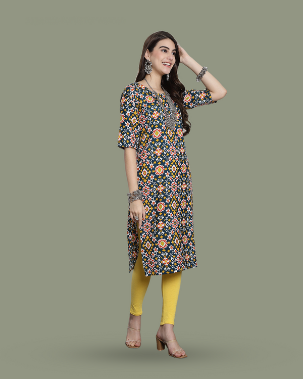 Radiant Tones Printed Kurta
