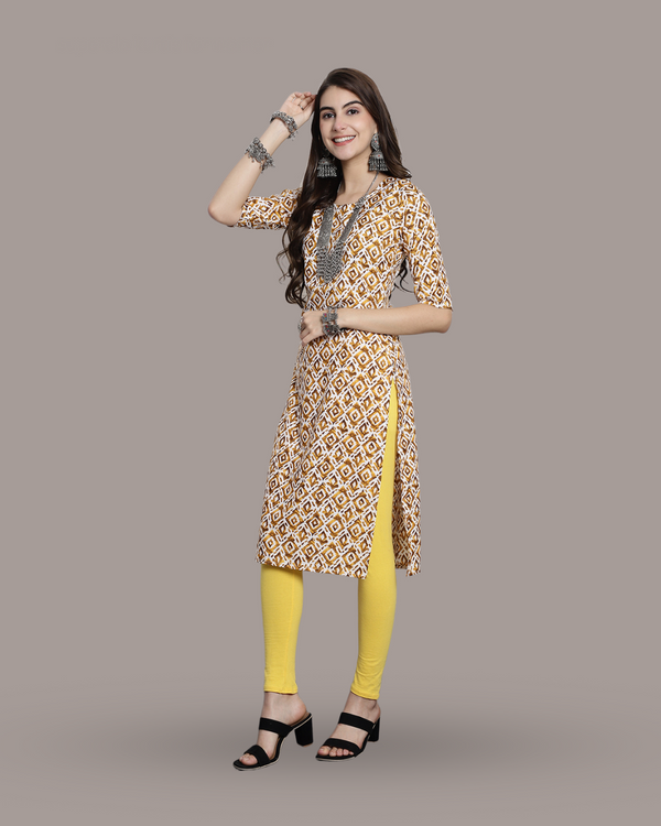 Sand Dune Printed Kurta