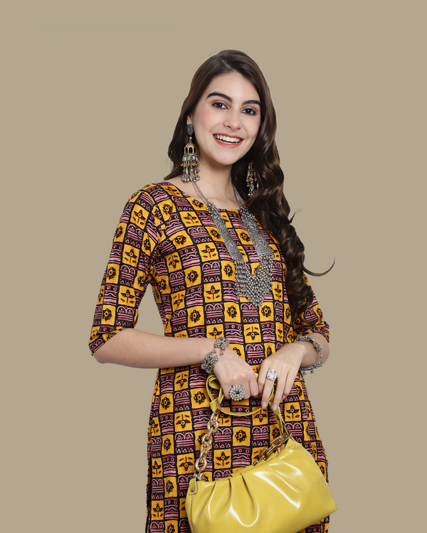 Sun-kissed Printed Kurta