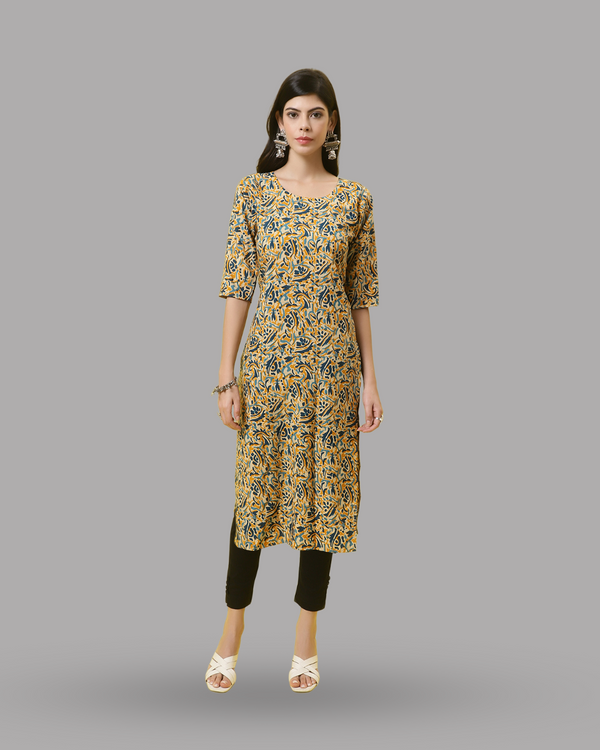 Forest Fantasy Printed Kurta