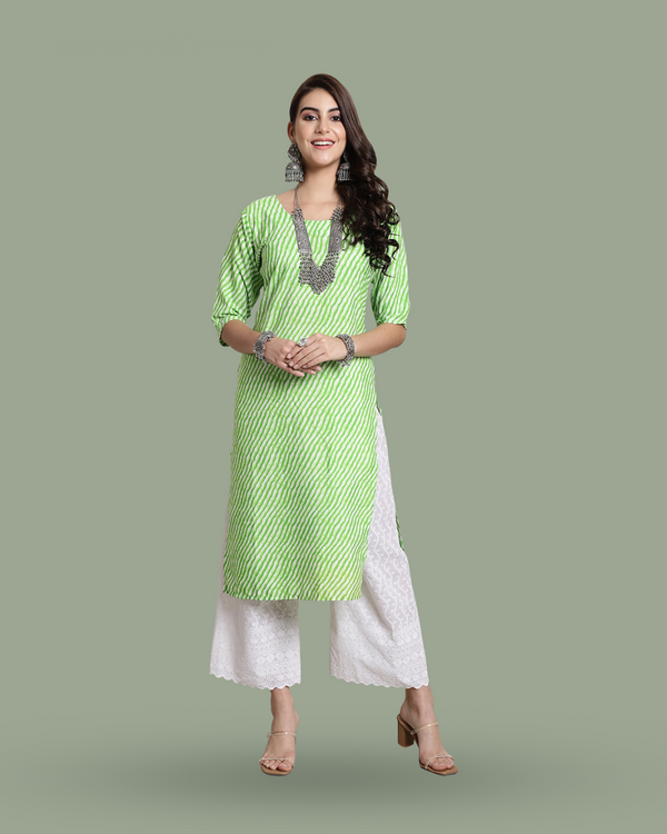 Traditional Charm Leheriya kurta