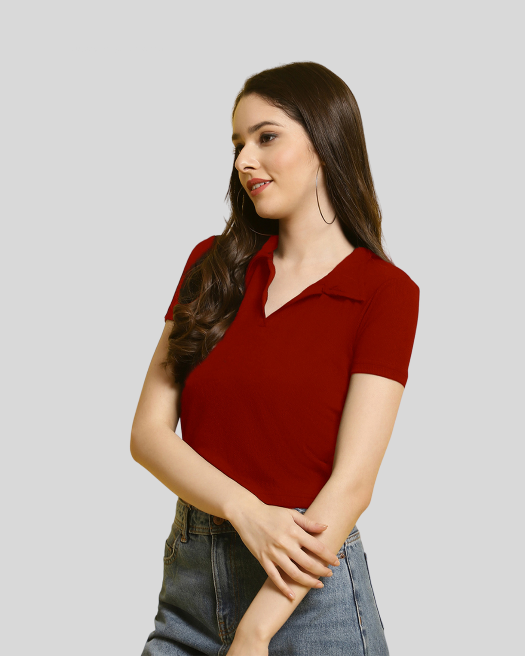 Red Collar Elegance