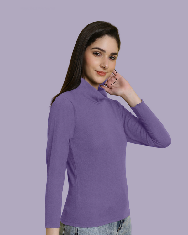 Lavender Dreams High Neck Top