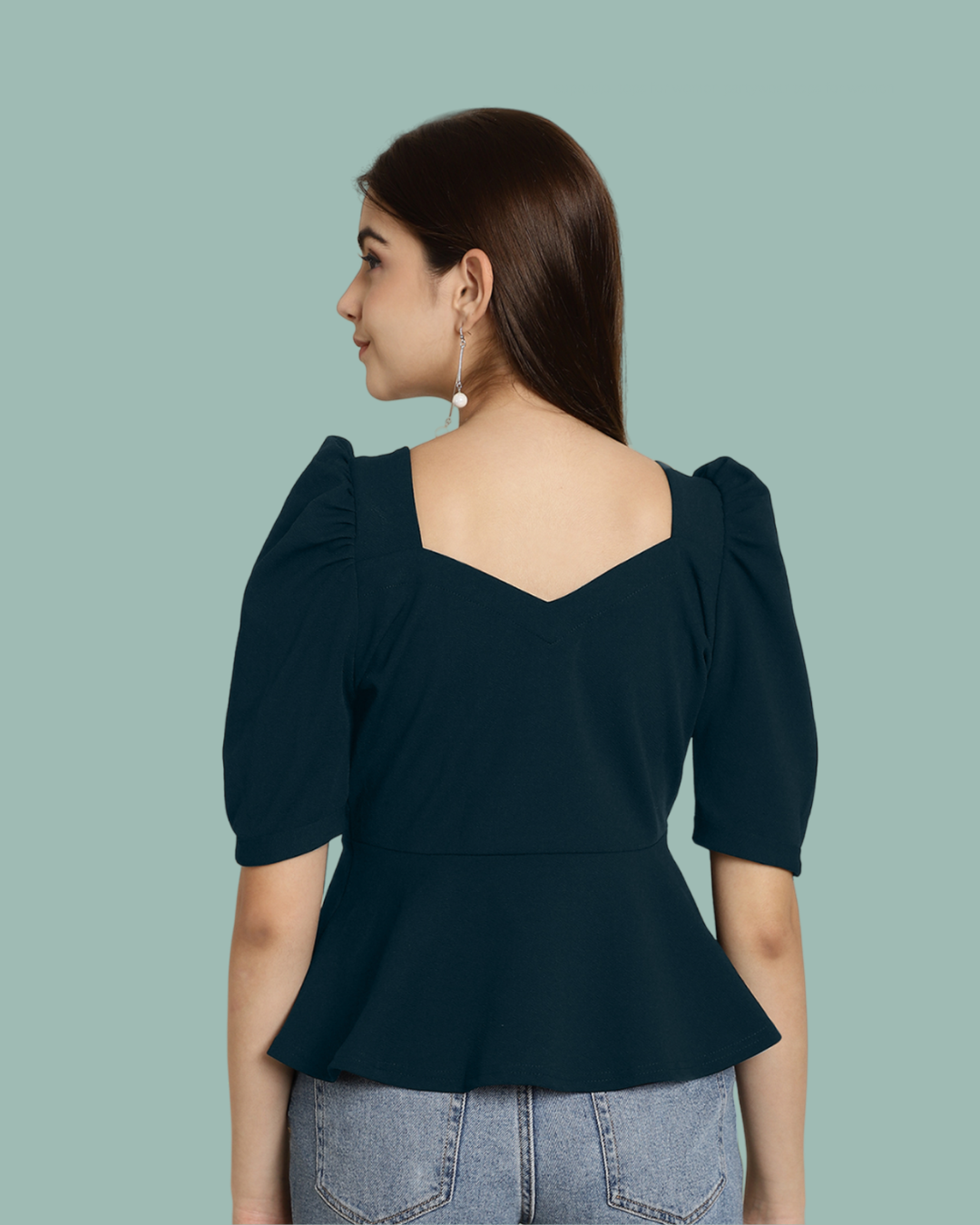 Solid Puff Sleeve Delight