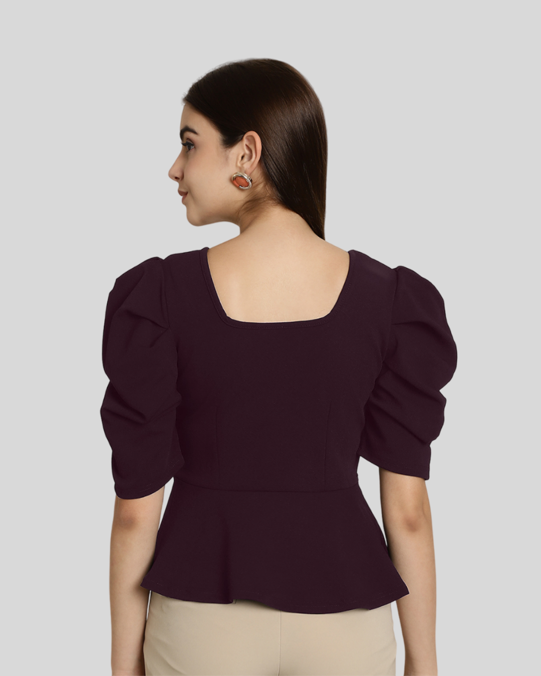 Stylish Solid Wine Top