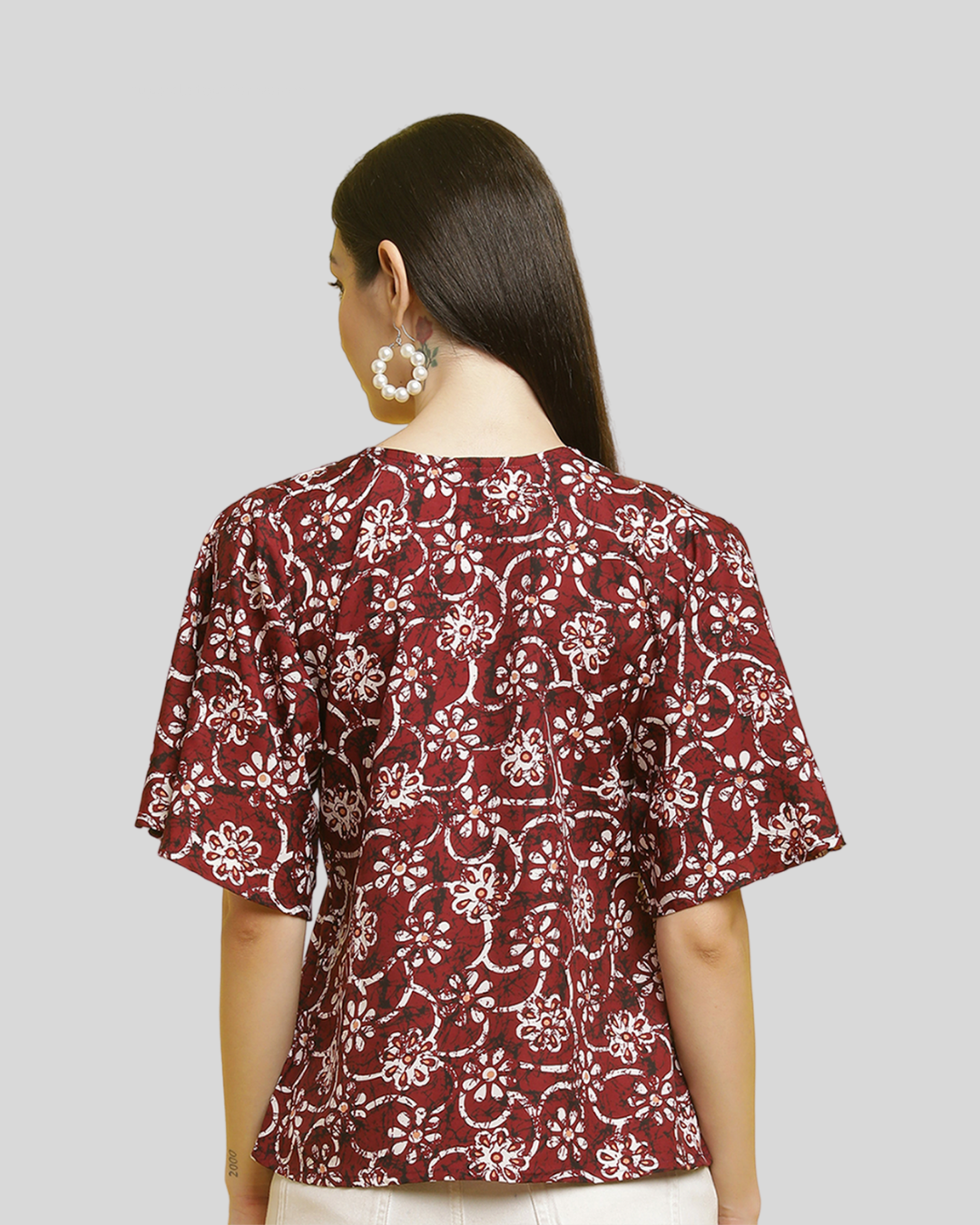 Modern Wine Pattern Top