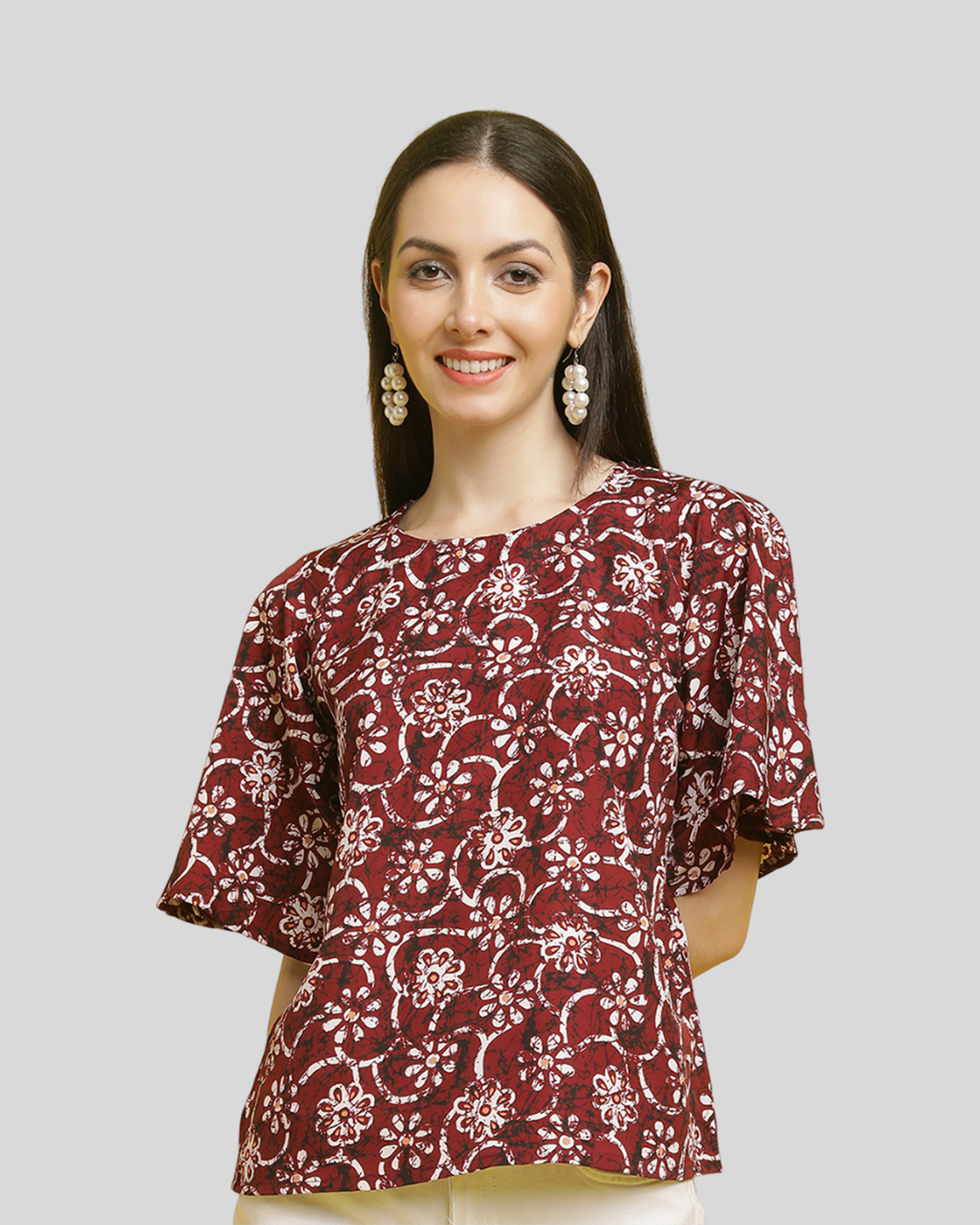 Modern Wine Pattern Top