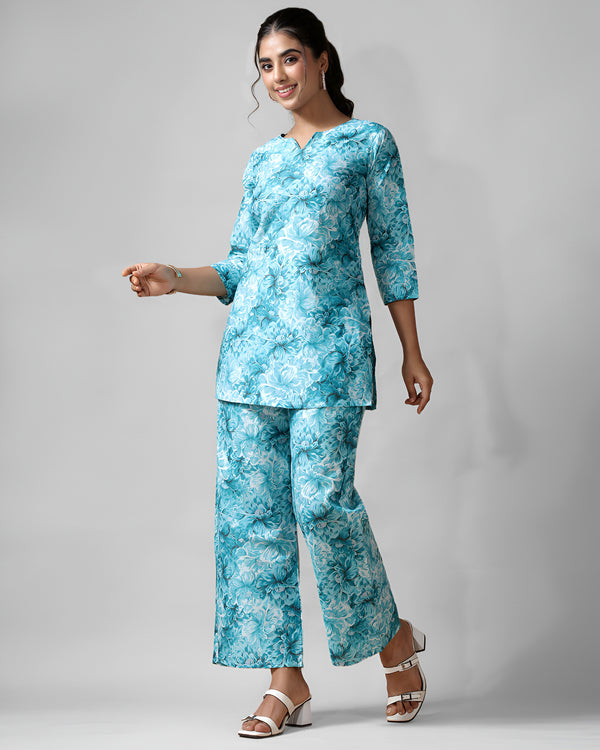 Aqua Pure Cotton Co-ord Set